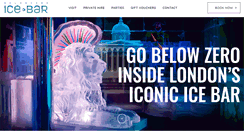 Desktop Screenshot of icebarlondon.com